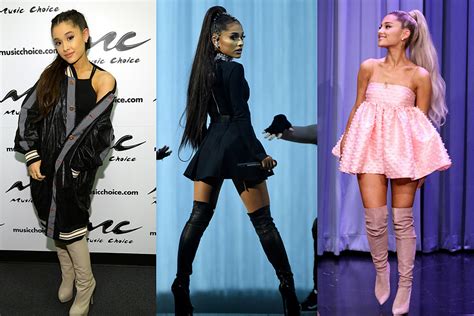 ariana grande thigh high boots